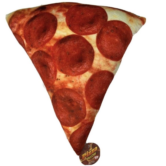 THE TOY NETWORK Other - 12.75" PIZZA SLICE PILLOW PLUSH TOY STUFFED NEW Fun Room Decor Gifts Prizes